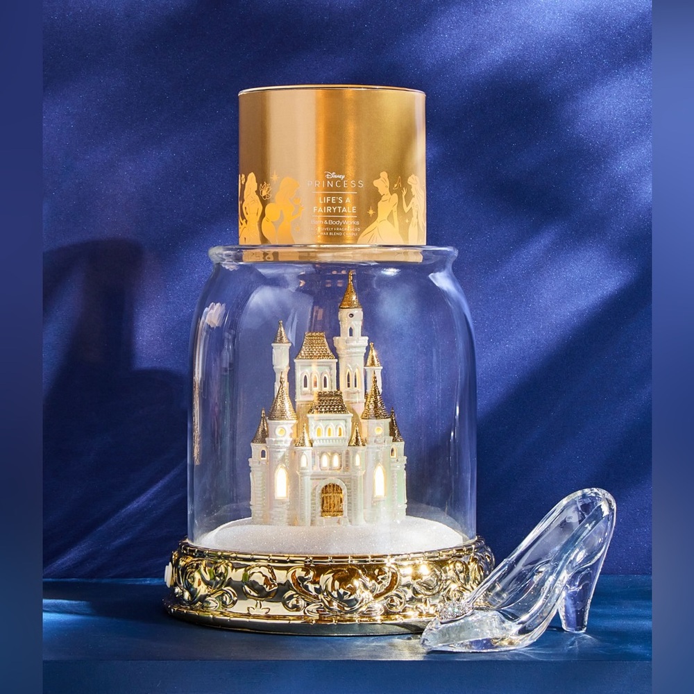 B&BW x Disney Princess Light-Up Castle Cloche Candle Holder